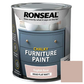 Ronseal English Rose Chalky Furniture Paint - 750ml
